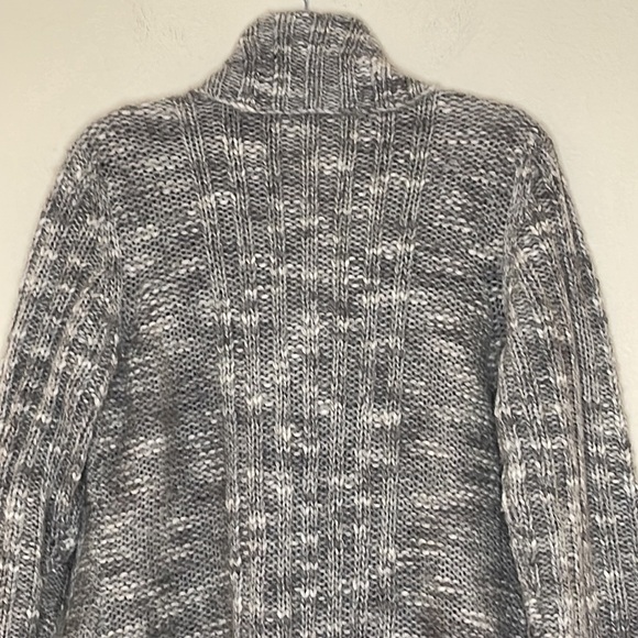 Eileen Fisher Wool Alpaca Blend Chunky Cable Knit Long Oversized Cardigan - Picture 10 of 11
